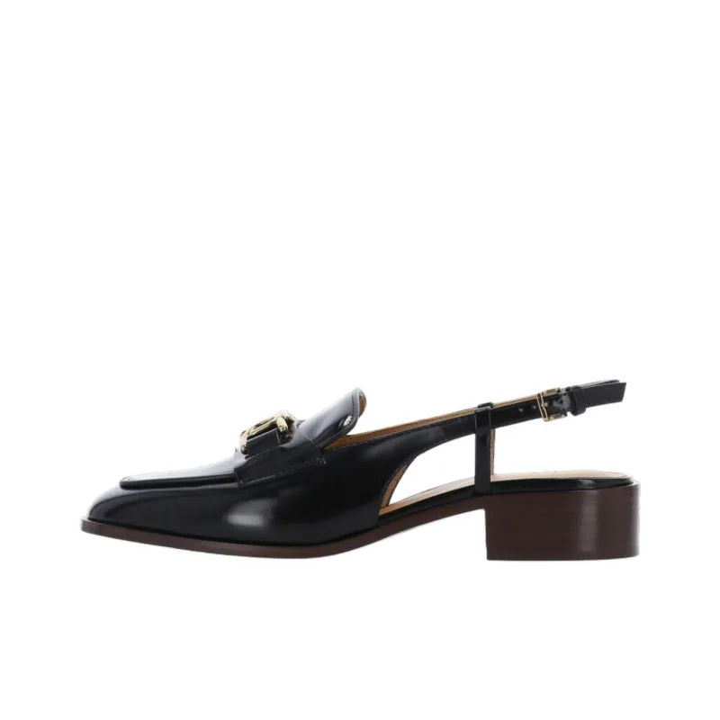 TOD'S Chunky Heel High Heels Women's Black-0