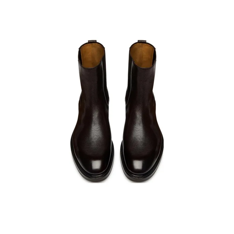 TOM FORD Chelsea Boots 1.8cm Men's Brown-3