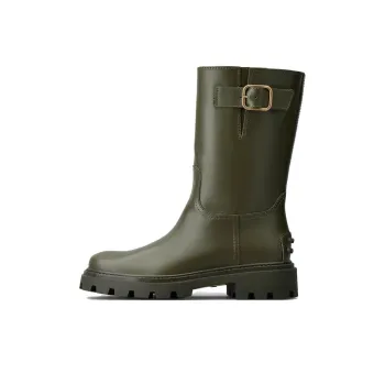 TOD'S Buckle-detail Leather Boots