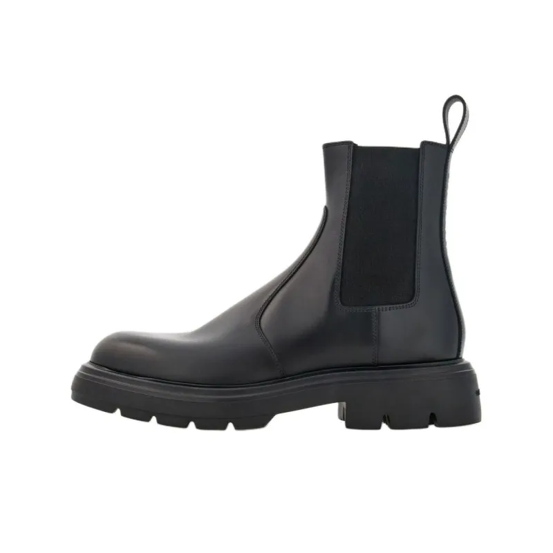 FERRAGAMO Logo-debossed Leather Boots-0