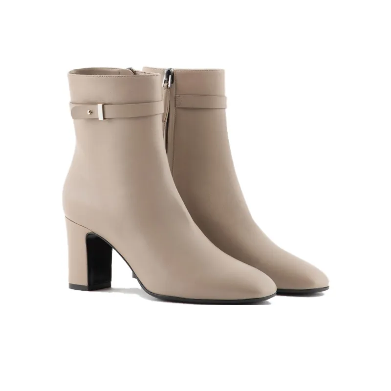 EMPORIO ARMANI Ankle Boots 7cm Women's Light Brown-2