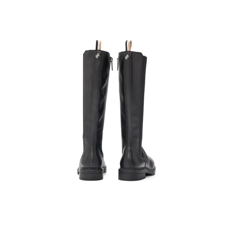 HUGO BOSS Knee-high Boots 2cm Women's Black-3