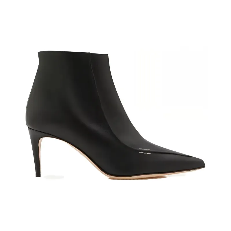 MANOLO BLAHNIK Merasa Ankle Boots 7cm Women's Black-1