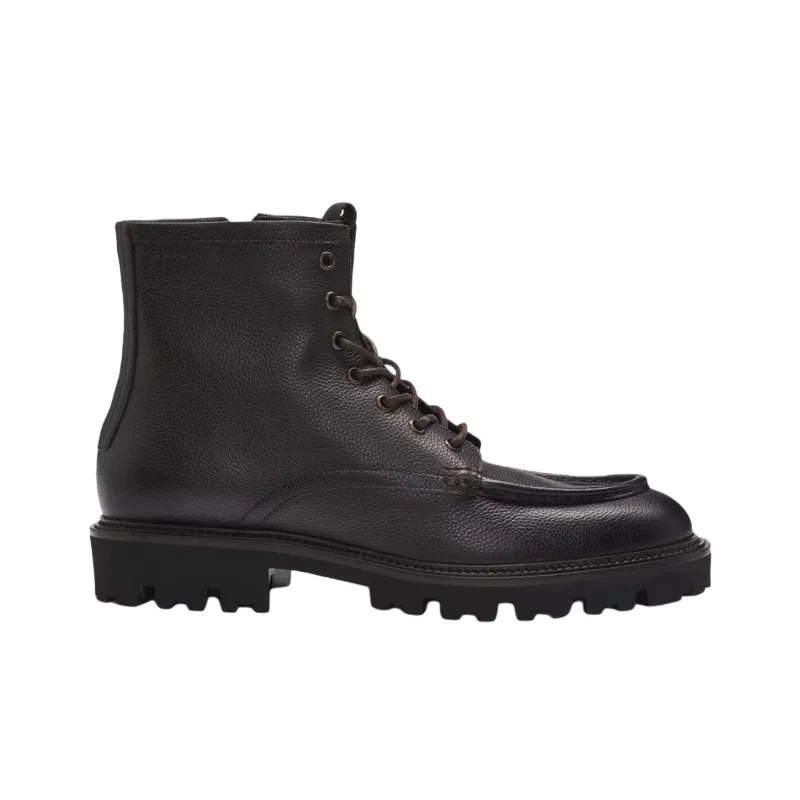 HUGO BOSS Ankle Boots Men's Dark Brown-1