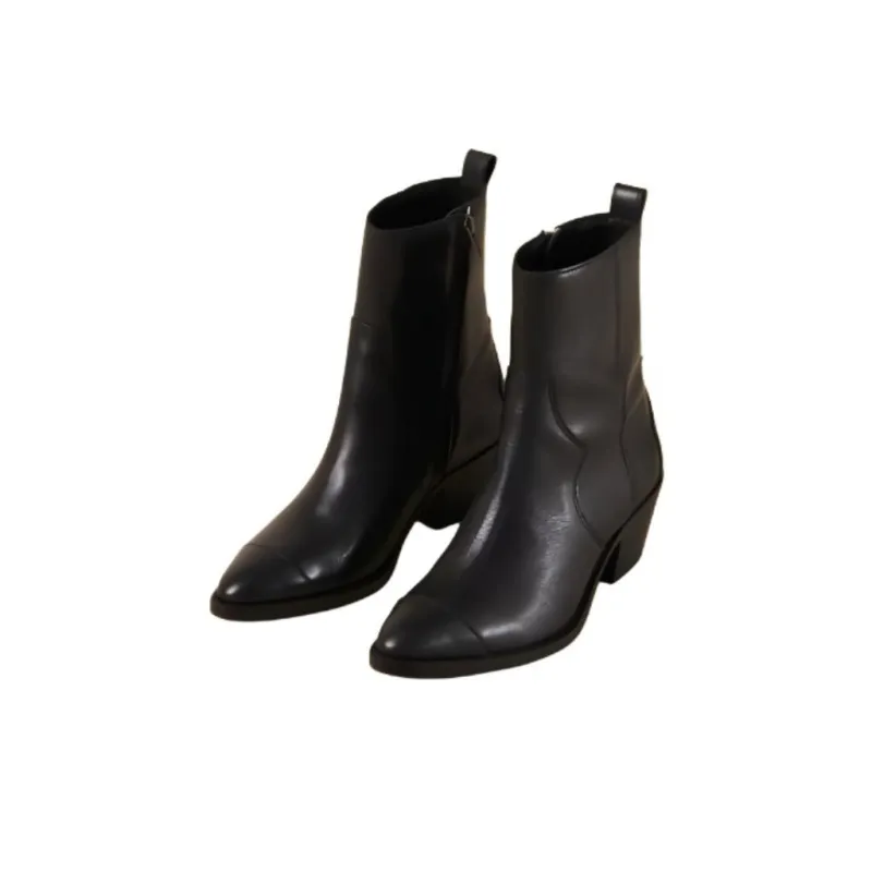 ALOHAS Austin Ankle Boots 4.5cm Women's Black-2