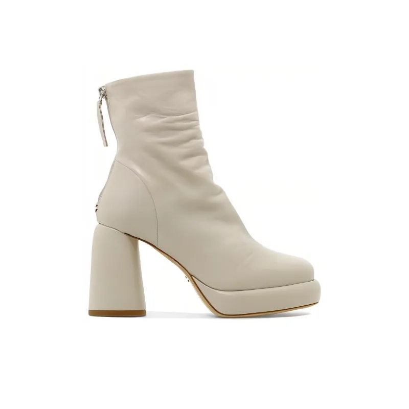 HALMANERA Ankle Boots Women's White-1