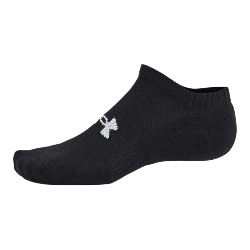 Under Armour Raining Ankle Socks Unisex 3 Pack Black-1