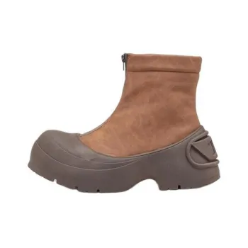DIESEL DIESEL OVAL-D Series Ankle Boots Men's Brown
