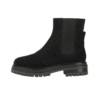 SERGIO ROSSI Sr Joan Short Chelsea Boots Women's Black