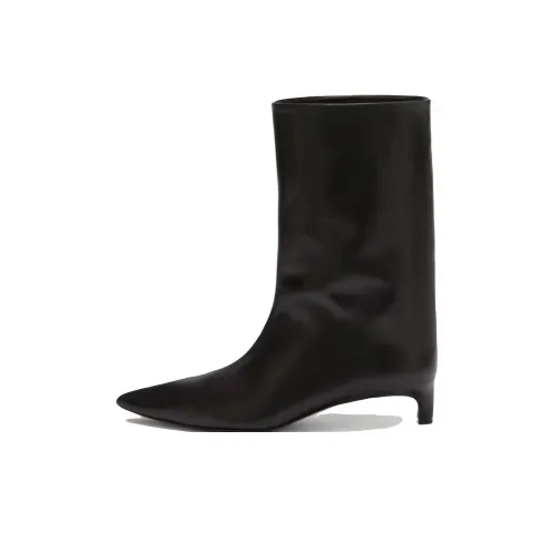 JIL SANDER Pointed-toe Leather Boots
