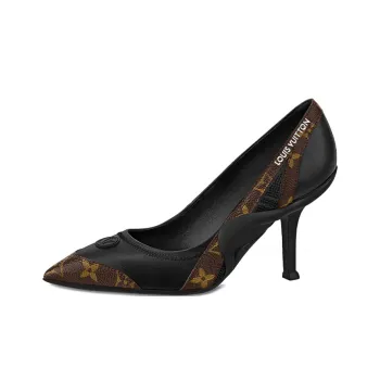 LOUIS VUITTON Archlight 1.0 Slim Heel High Heels 9cm Women's Black Brown