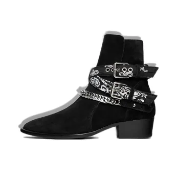 AMIRI Buckle Boot 'Bandana - Merlot'