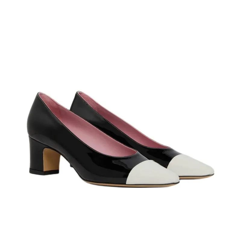 Carel Edith Chunky Heel High Heels 5cm Women's Black-3