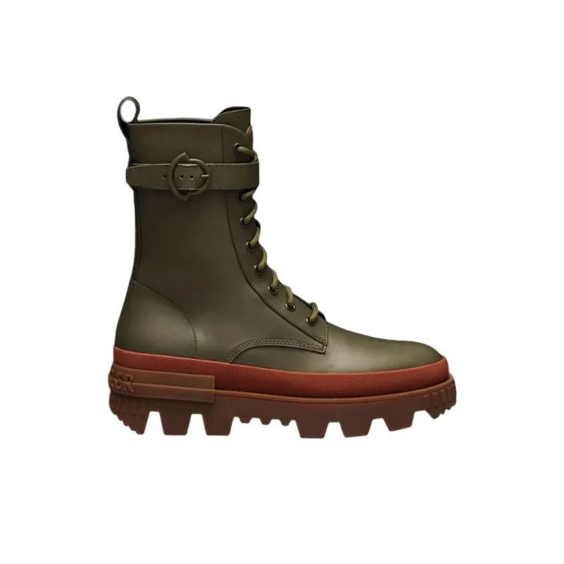 Moncler Carinne Ankle Boots Women's Khaki-1