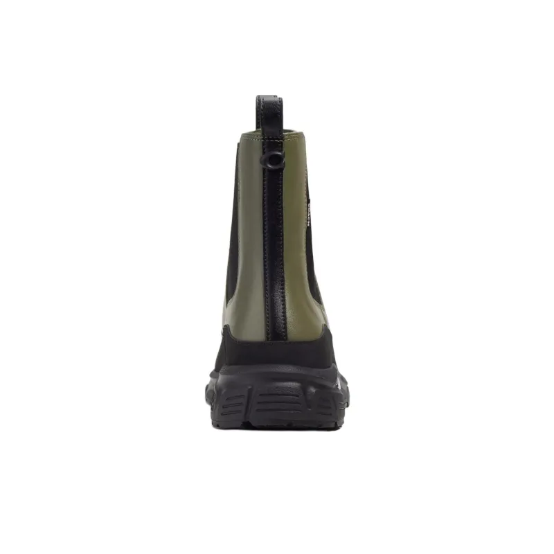 COACH Hybrid Short Chelsea Boots Men's Green-3