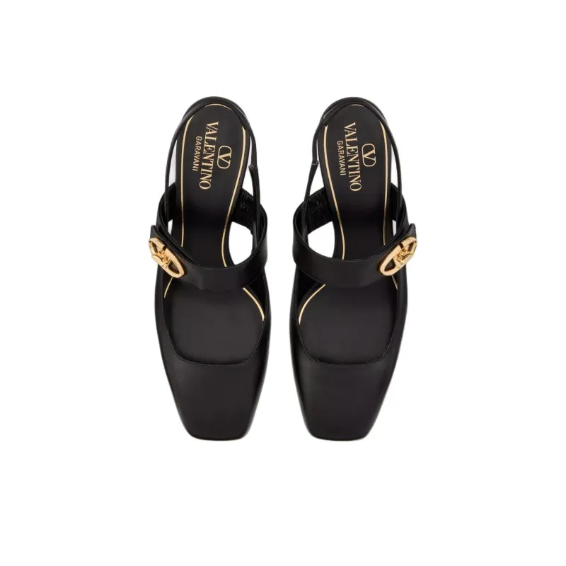 Valentino Vlogo GARAVANI High Heels 6cm Women's Black-3