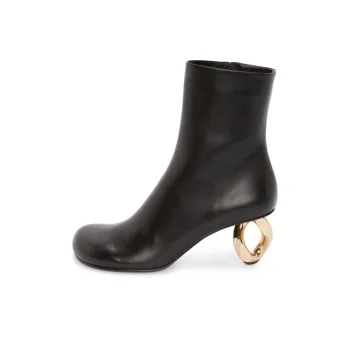 JW Anderson Zipped Mid Heeled Boots Women's