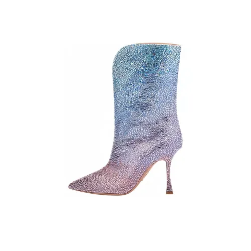 AQUAZZURA Bad & Boogie Ankle Boots Women's Blue