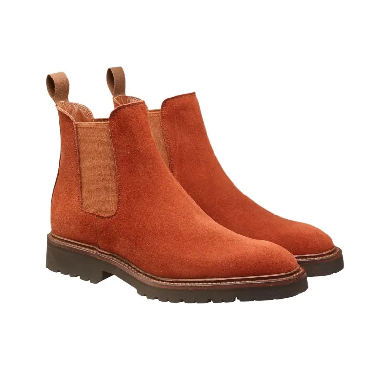 CROCKETT & JONES Poppy Chelsea Boots Women's Tan-3