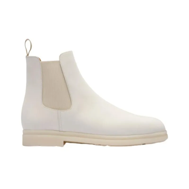 CHURCH'S Longfield Nubuck-leather Chelsea Boots-1