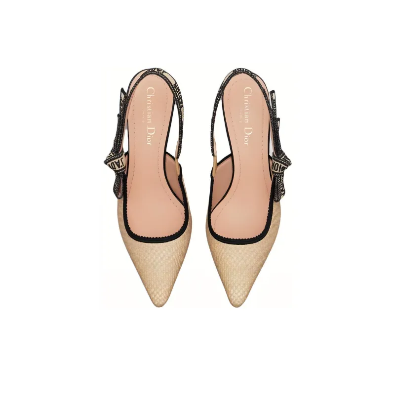 DIOR J'Adior Slim Heel High Heels 6.5cm Women's Brown-4