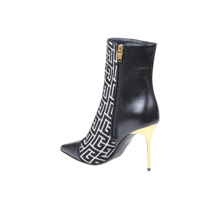 BALMAIN Roni 110mm Ankle Boots-4
