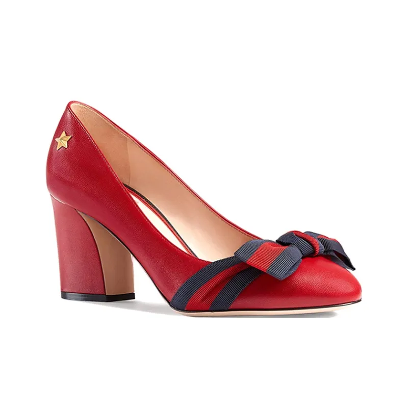 GUCCI High Heels Women's Red-1