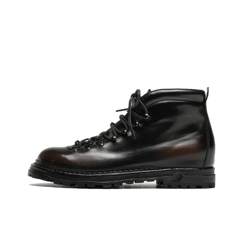 Officine Creative Ankle Boots Men's Black Brown-0