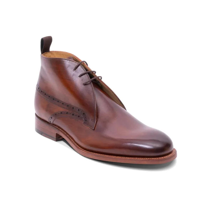 BARKER Chukka Ankle Boots Men's Chocolate-2