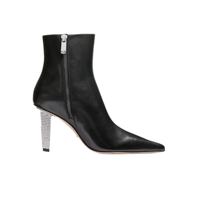 MICHAEL KORS Halle Ankle Boots 8.9cm Women's Black-1