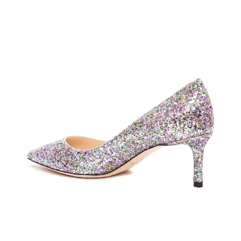 Jimmy Choo ROMY Slim Heel High Heels 6cm Women's Multicolor-4