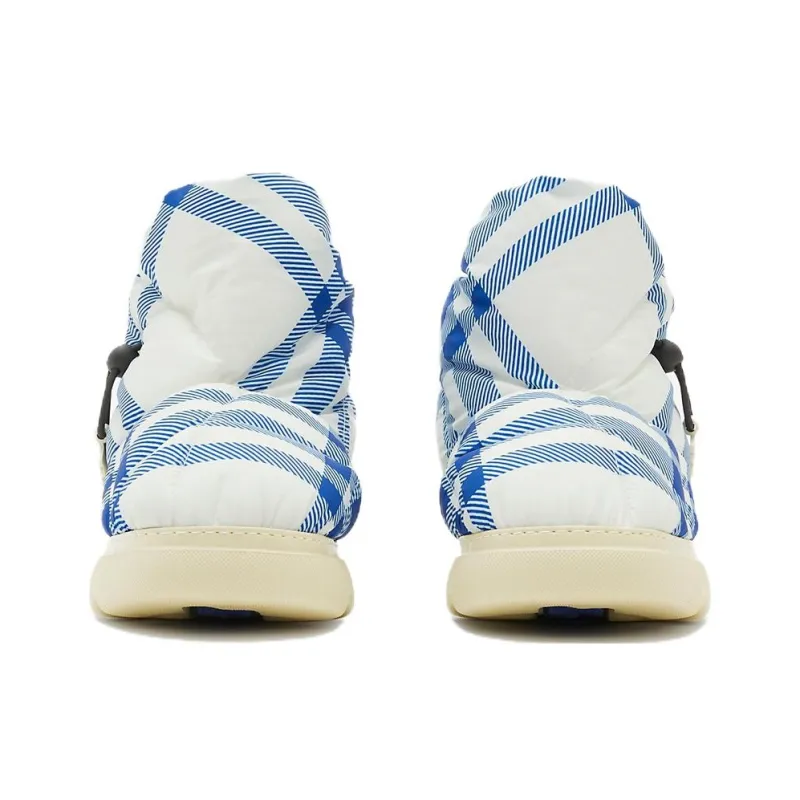 Burberry Checked Drawstring Padded Boots-2