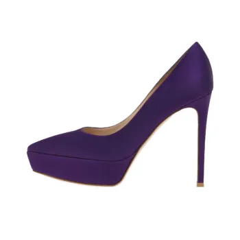 GIANVITO ROSSI Dasha Slim Heel High Heels 8.5cm Women's Dark Purple