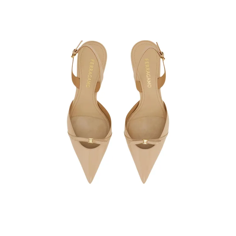 Ferragamo 70mm Leather Pumps-4