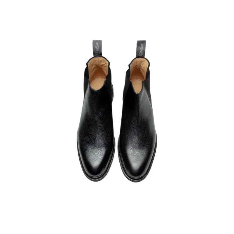 Paraboot Chamfort Short Chelsea Boots Men's Black-4