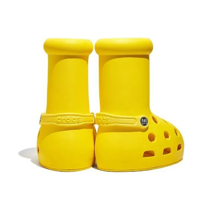 MSCHF X Crocs Big Red Boot Yellow-3
