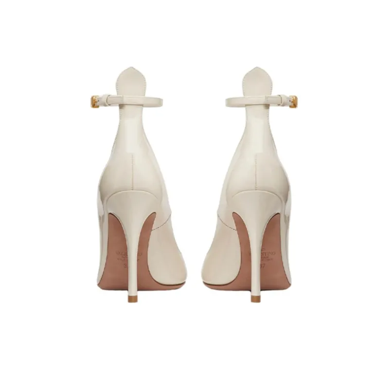 Valentino Tan Go Slim Heel High Heels-4