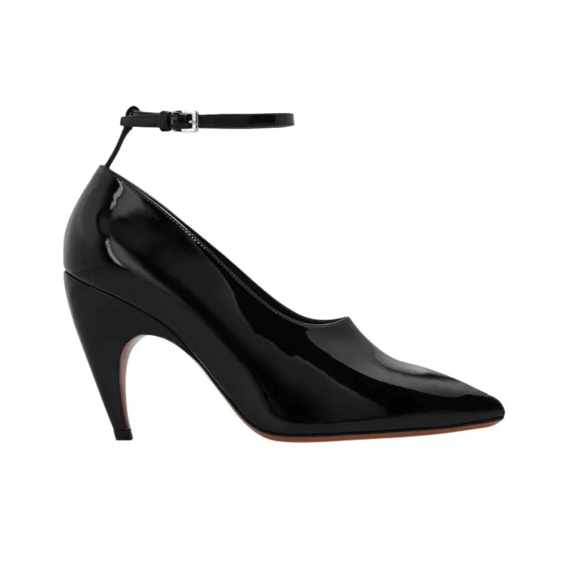 Alaia Slim Heel High Heels 10cm Women's Black-1