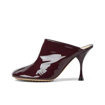 Bottega Veneta Dot Sock 90mm Mules Brown Women's
