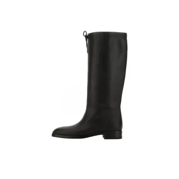 GUCCI Logo embroidered Leather Boots