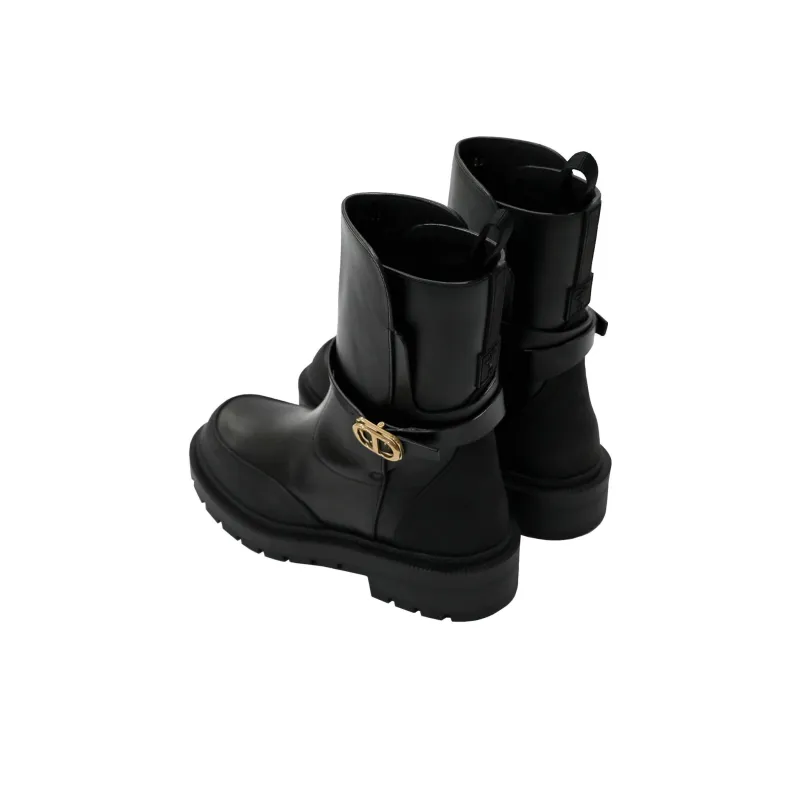 DIOR Empreinte Ankle Boots Women's Black-3