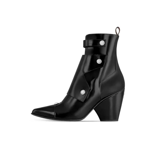 LOUIS VUITTON Trinity Ankle Boots 8.5cm Women's Black