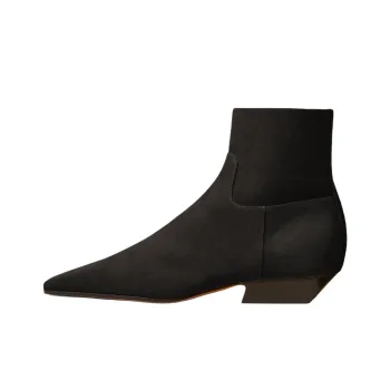 KHAITE Marfa Ankle Boots 3.5cm Women's Taupe