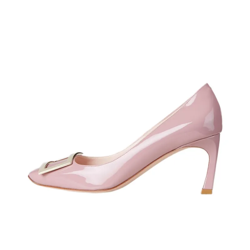 Roger Vivier Belle Vivier Slim Heel High Heels Women's Purple Pink-0