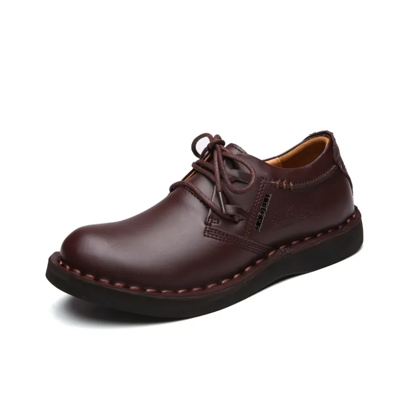 XIMO BULL Work Boots Men Low Top Brown-16