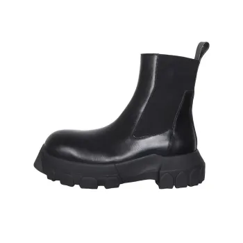 RICK OWENS/RO Beatle Bozo Chelsea Boots 6cm Women's Black