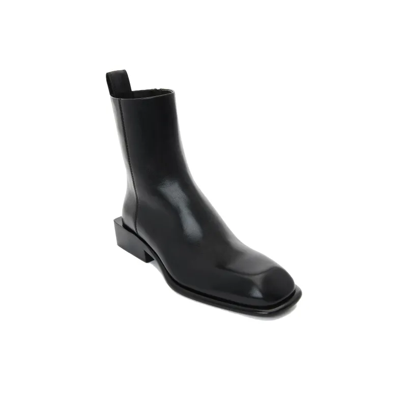 alexander wang Throttle 35mm Leather Ankle Boots-3