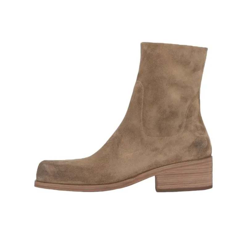 Marsèll Square-toe Ankle Boots-0