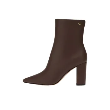 GIANVITO ROSSI Lyell Ankle Boots 8.5cm Women's Brown