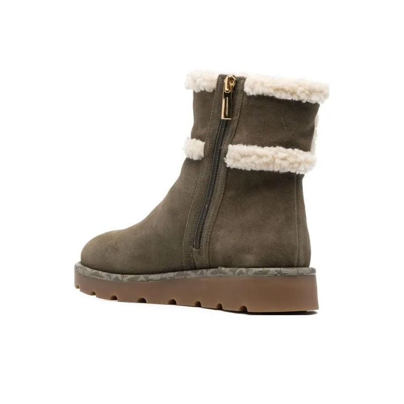 MICHAEL KORS Marly Ankle Boots Women's Green-3